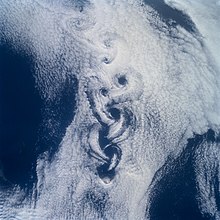 Von Karman vortices off the coast of Rishiri Island Von Karman vortices off Rishiri Island, Japan.jpg