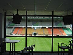 Vue du stade depuis le Salon Platini.