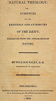 Miniatura para Teología natural o Evidencias de la existencia y atributos de la Deidad