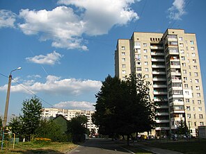 Середня частина вулиці Косинського