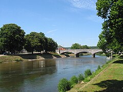 L'Ourthe au pont de Hamoir