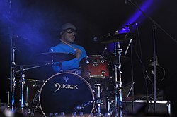 Falomir with The Aquabats in 2013