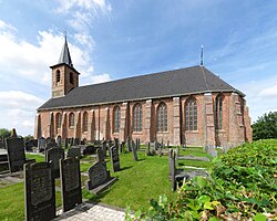 The 12th-century Protestant church of Anjum (2008)