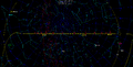 Sky trajectory north of the ecliptic, and in Draco at closest approach