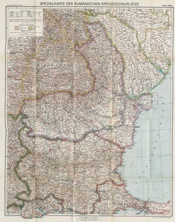 Special map of the Romanian theatres.