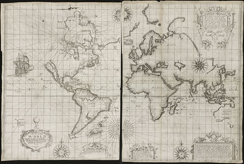File:A plat of all the world - Norman B. Leventhal Map Center at the BPL.jpg