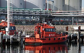 Pilot boat in the Muuga Harbour, Estonia (2014)