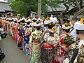 会津田島祇園祭七行器。福島県南会津町にて。