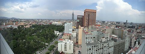 Alameda Central in Mexico City in 2015