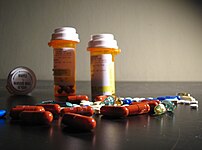 An assortment of drugs, including 150mg Effexo...