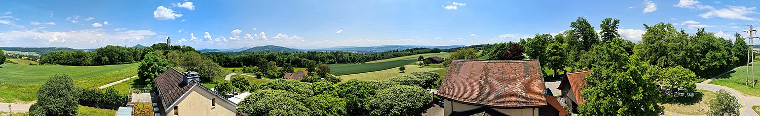 360° Panorama vom Baldegger Restaurantturm