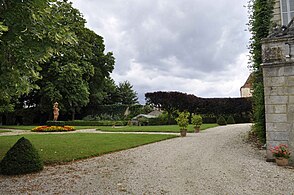 Vue sur les jardins.