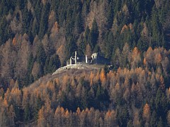 Die Burgruine von Osten aus gesehen