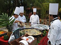 In Playa del Carmen Mexico, chefs don their standard uniforms Chefs.jpg