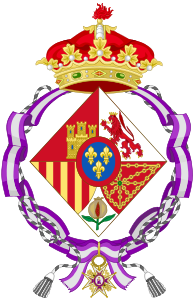 Vương huy được sử dụng dưới thời Juan Carlos I của Tây Ban Nha