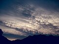 Những đám mây Mammatus bên trên Big Cottonwood Canyon gần Salt Lake City, Utah.
