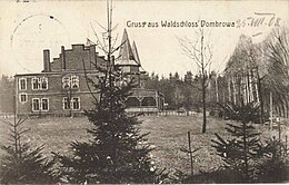 Postcard of Waldschloss Restaurant, c. 1908