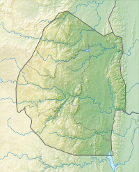 Location map Swaziland/doc is located in Eswatini