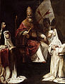 Фабрицио Сантафеде, „Папа Клемент VIII благославя монахини кармелитки“