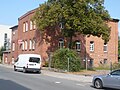 Restgebäude der Fahrzeugremise in der Robert-Koch-Straße, 2014 abgebrochen