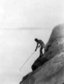 Fishing with a Gaff-hook Paviotso nebo Paiute, asi 1924