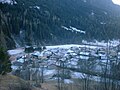 Panorama dell'abitato di Forno in direzione Predazzo.