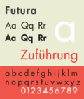 Miniatuur voor Futura (lettertype)