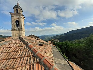 Gêxa da Nòstra Scignùa da Néve (Cürenna, Vendun), teitu e campanìn