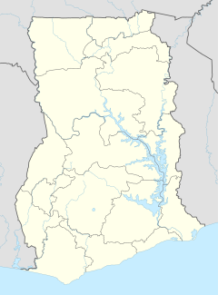 セコンディ・タコラディの位置（ガーナ内）
