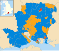 2005 results map