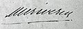 Handtekening van Antonius Johannes Scriverius (1814-1878)