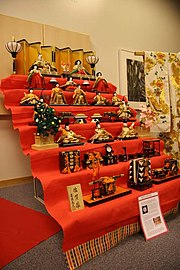 Seven-tiered Hina doll set