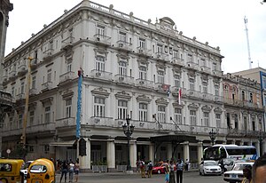 English: The Hotel Inglaterra in Havana, Cuba