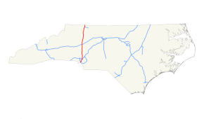 Interstate 77 in North Carolina