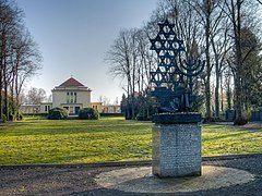 Bronzeskulptur zur Erinnerung an zerstörte Kölner Synagogen (2010 gestohlen)
