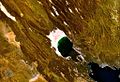 Satelitní snímek jezera Assal