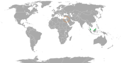 نقشهٔ مکان‌نمای Malaysia و Palestine