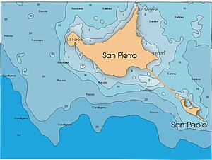 Cheradi Islands Map of Cheradi Islands, Italy.jpg