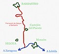 Miniatura para Ferrocarril Selgua-Barbastro