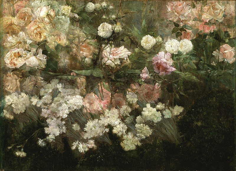 File:Maria Oakey Dewing - Garden in May - Google Art Project.jpg