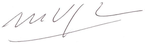 Mario Vargas Llosa, podpis