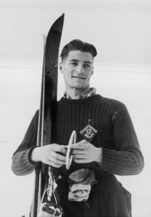 Photo d'un entraîneur de ski, nommé Maurice Lafforgue.