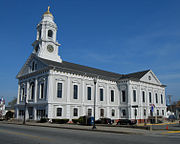 Milford Town Hall, Milford, Massachusetts, 1853-54.