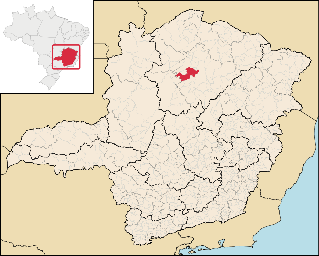 Localização de Coração de Jesus em Minas Gerais