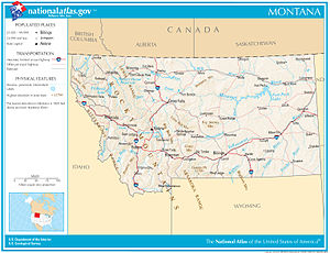 Montana  on 300px Montana Map Jpg