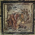 Mosaik, Thesesus kämpft mit dem Minotaurus