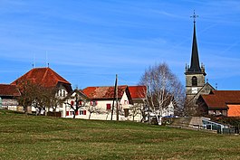 Neyruz village, part of Villaz St Pierre