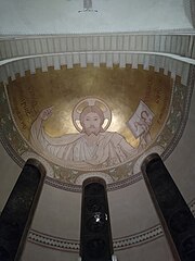 Le Christ pantocrator après restauration.