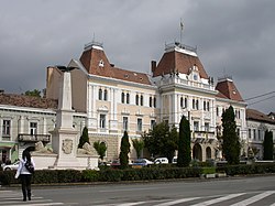 The Odorhei County Prefecture's building from the interwar period, currently Odorheiu Secuiesc city hall.
