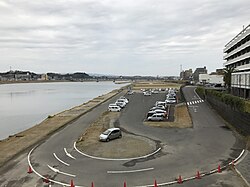 宮崎市役所大淀川河川敷駐車場